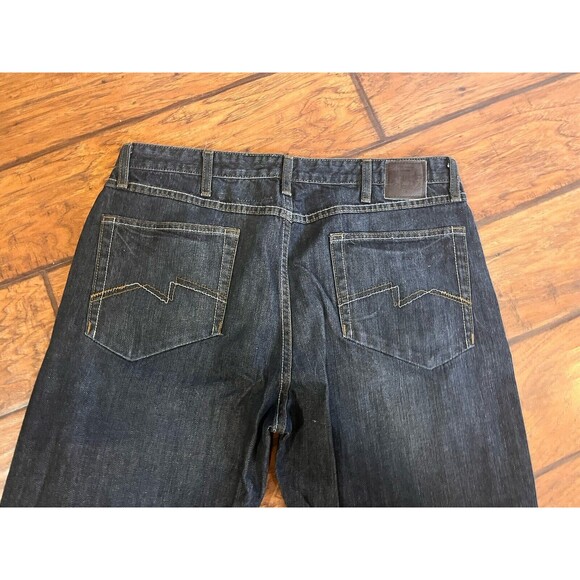 Wrangler jeans Mens 36x32 Blue Straight Fit Relaxed Cotton Work Western Durable - Picture 7 of 10